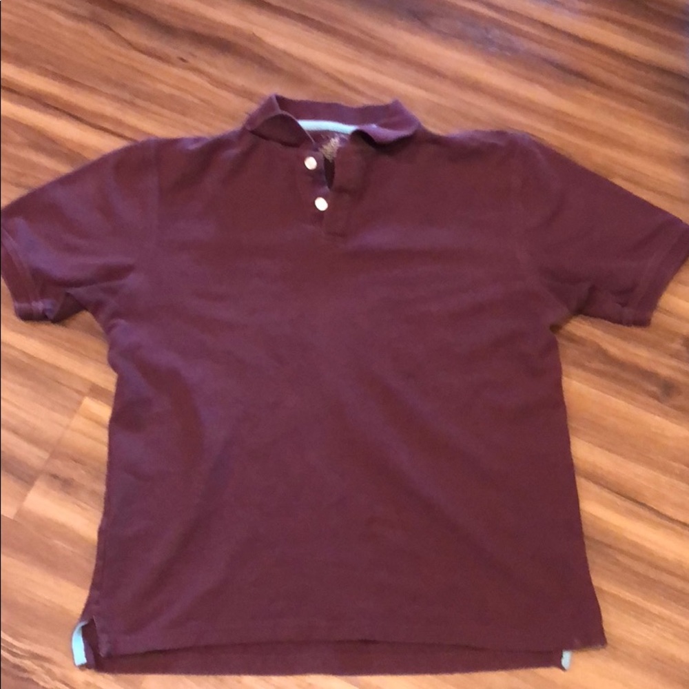 Maroon Slim Fit Cotton Polo Shirt